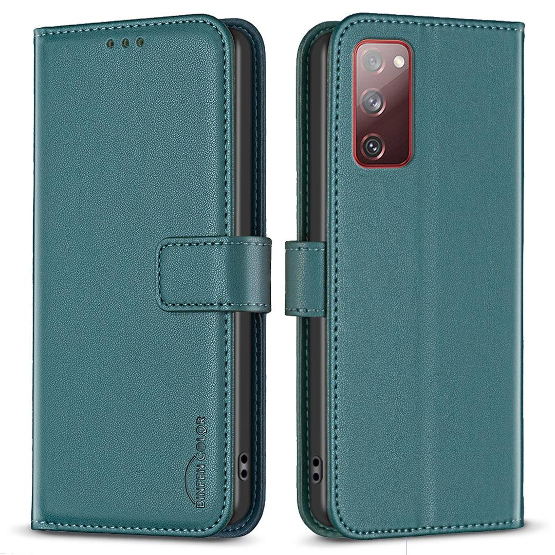 BINFEN COLOR BF17 til Samsung Galaxy S20 FE 5G / S20 FE / S20 FE 2022 / S20 Lite PU læder Telefon Cover Stand Pung Etui BINFEN COLOR BF17 til Samsung Galaxy S20 FE 5G / S20 FE / S20 FE 2022 / S20 Lite PU læder Telefon Cover Stand Pung Etui